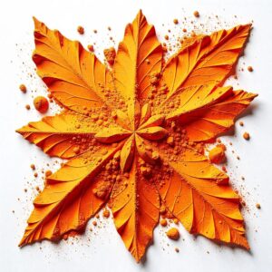 Orange Color Powder